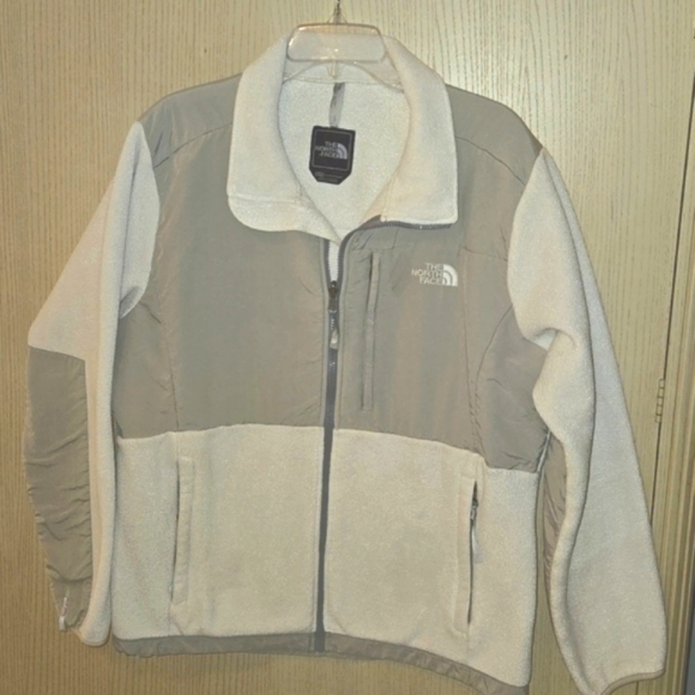 The North Face White Fleece Jacket - Picture 1 of 5